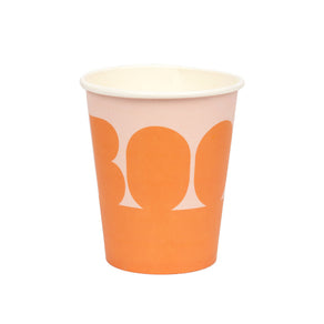 Halloween 'Boo' Paper Cups - 8 Pack