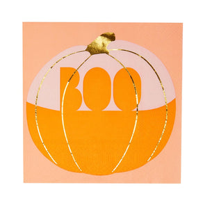 Halloween Pumpkin Paper Napkins - 20 Pack