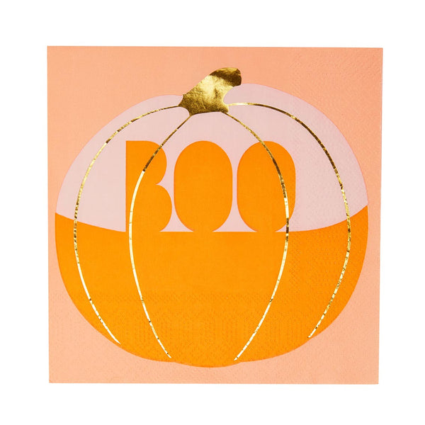 Halloween Pumpkin Paper Napkins - 20 Pack