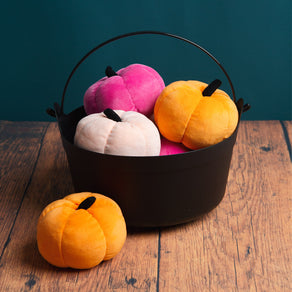 Velvet Pumpkin Table Decoration