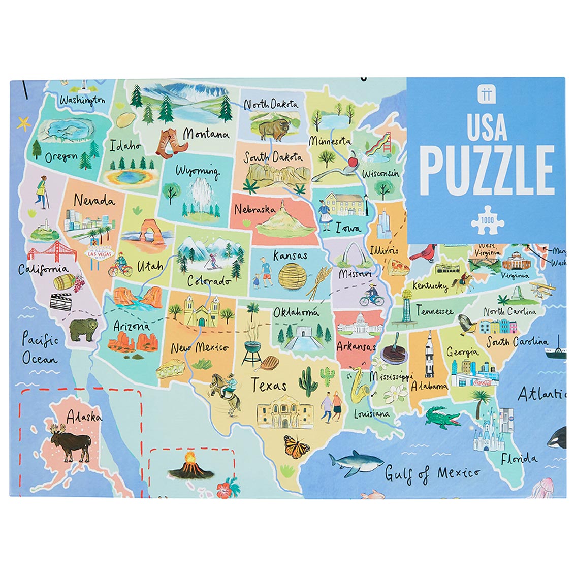 Puzzle Pick Me Up USA 1000 Pieces