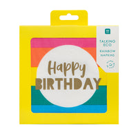 Birthday Brights 'Happy Birthday' Recyclable Napkins - 20 Pack