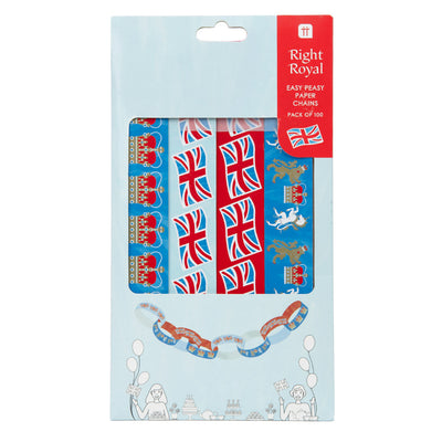 Image - Right Royal Spectacle Patriotic Paper Chain Kit - 100 Pack