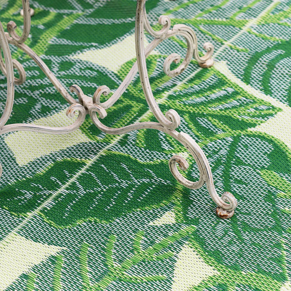Tropical Leaf Outdoor Rug