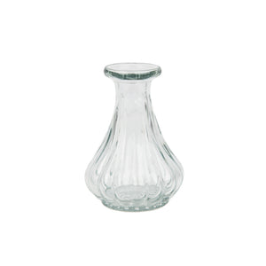 Souk Clear Recycled Glass Bud Vase