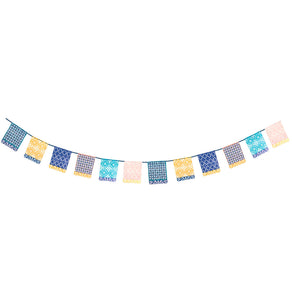 Souk Blue Paper Garland - 3m