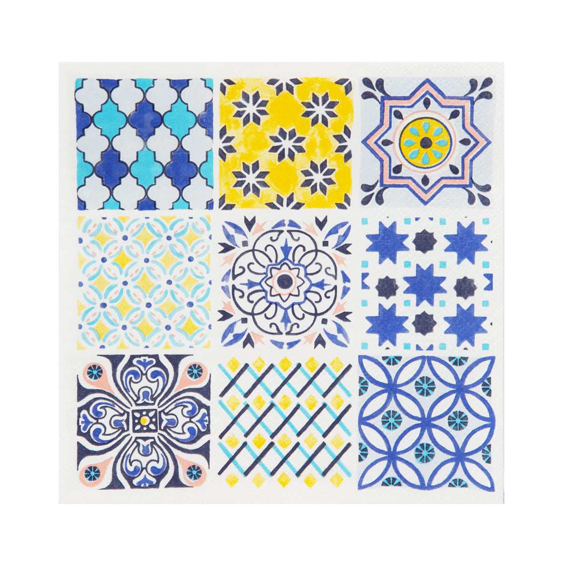 Souk Blue Paper Napkins - 20 Pack