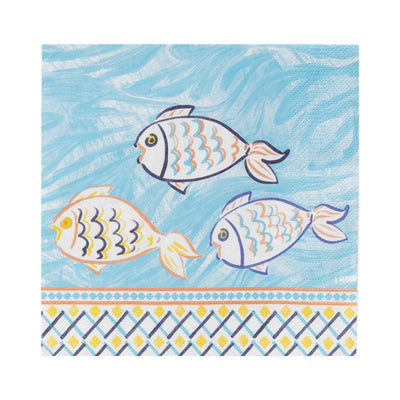 Souk Fish Paper Napkins - 20 Pack