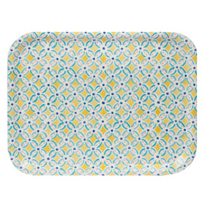 Souk Yellow Wooden Tray