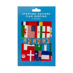 Sporting Nations Flag Bunting - 3m