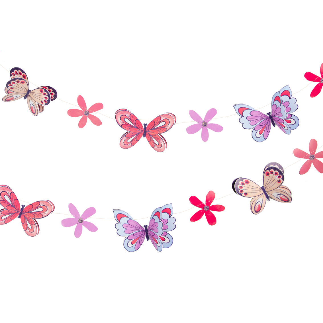 Tilly & Tigg Butterfly Paper Garland, 5m