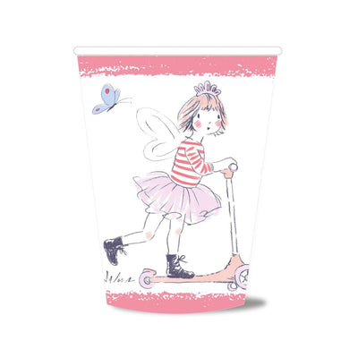 Image - Tilly & Tigg Pink Recyclable Paper Cups - 8 Pack