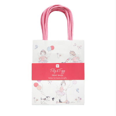 Image - Tilly & Tigg Pink Paper Treat Bags - 8 Pack