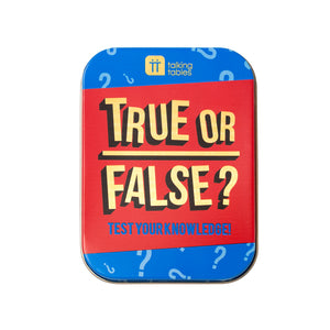 Talking Tables True or False In a Tin