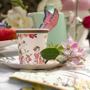 Truly Fairy Paper Cups with Butterfly Detail - 12 Pack