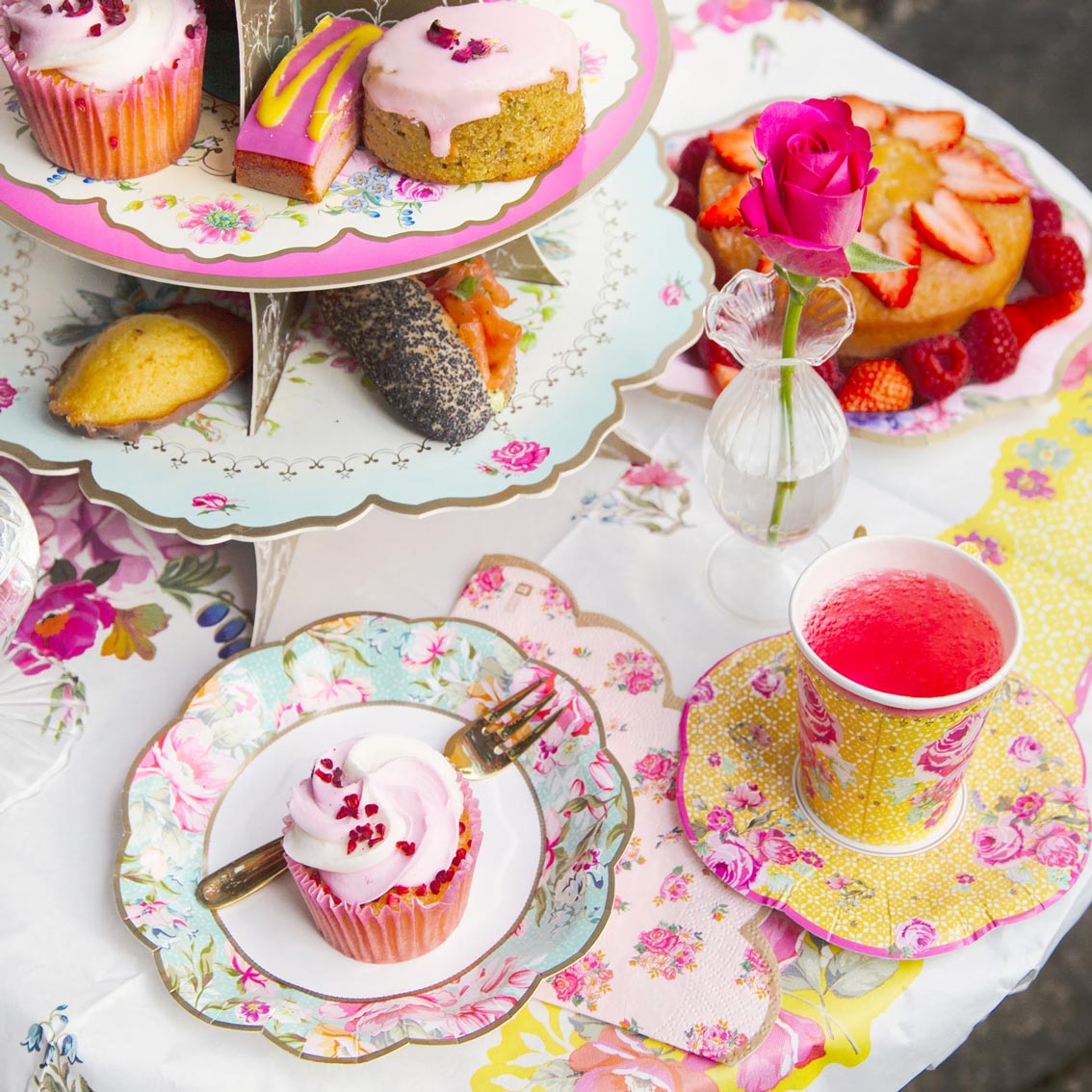 Truly Scrumptious 3 Tier Cakestand - Reversible