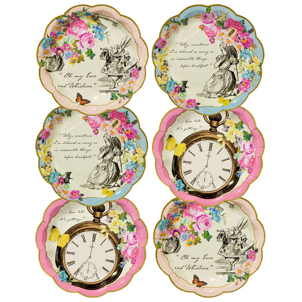 Alice in Wonderland Dainty Plates
