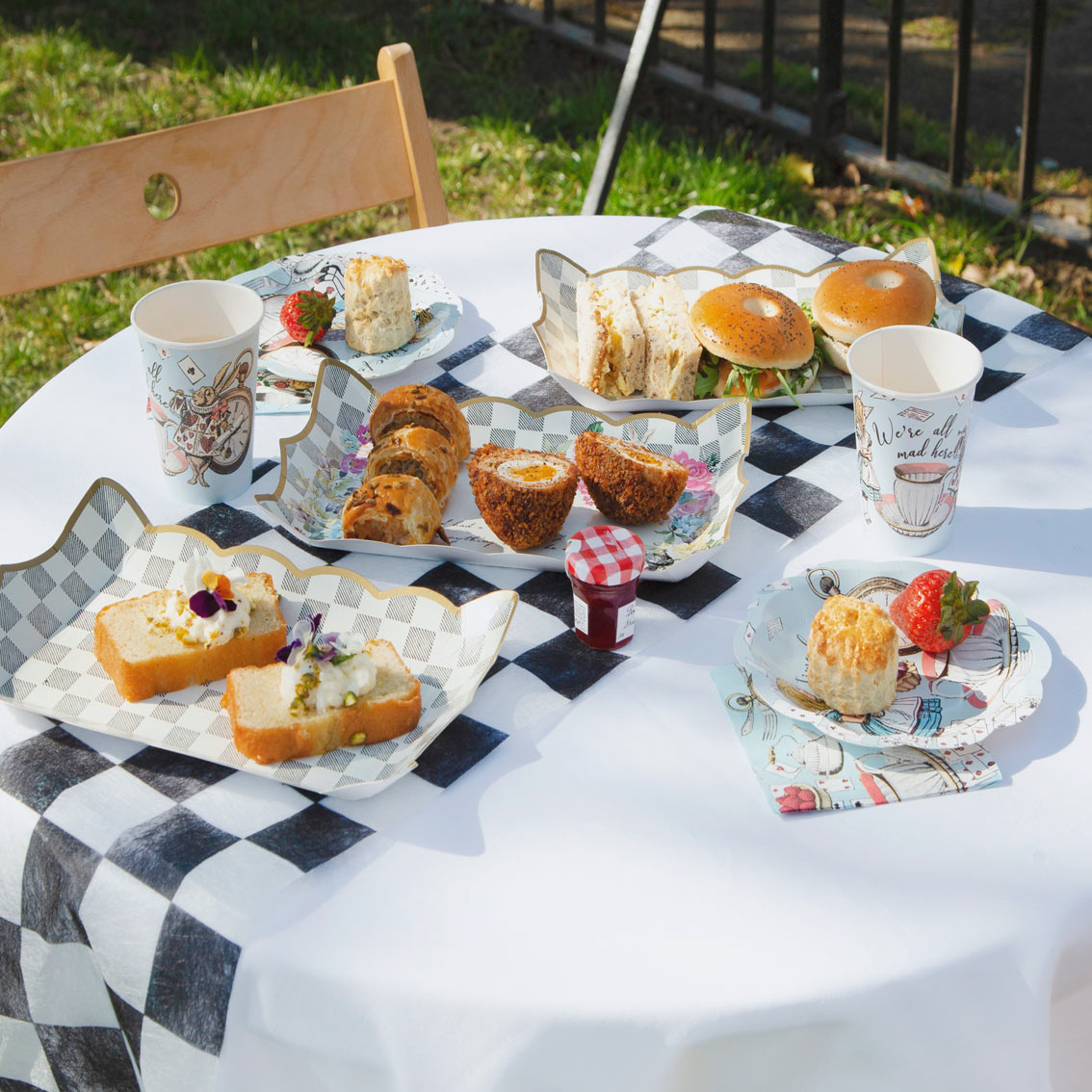 Alice in Wonderland Food Platter