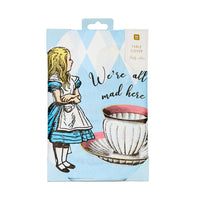 Alice in Wonderland Paper Table Cover