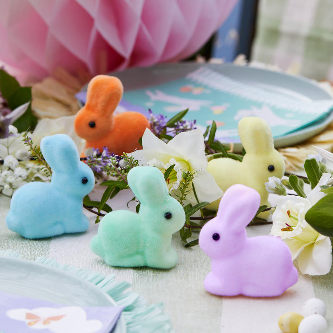 Truly Bunny Pastel Table Decorations - 5 Pack