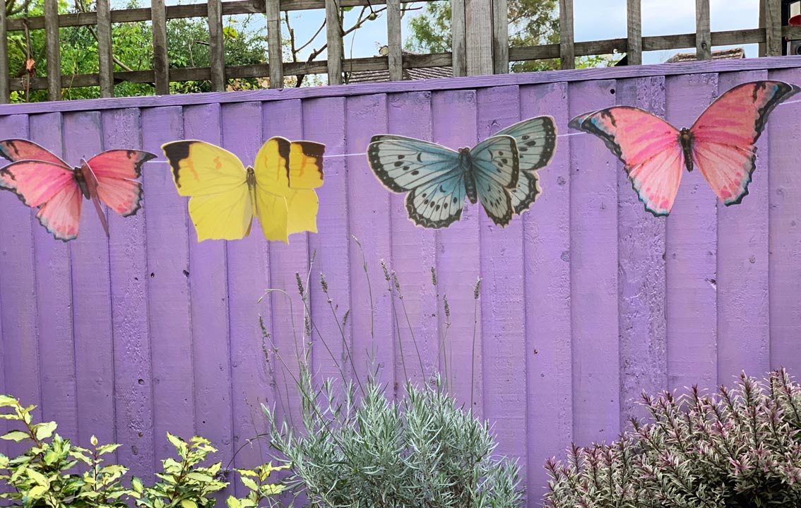 Truly Fairy Butterfly Bunting