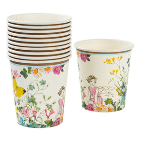 Truly Fairy Paper Cups with Butterfly Detail - 12 Pack