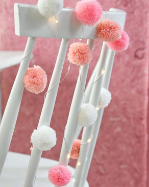 We Heart Pink Pom Pom Lights