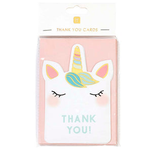 We Heart Unicorn Thank You Cards