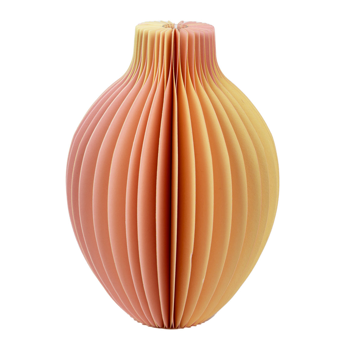 Mellow Yellow Honeycomb Colour Pop Paper Vase