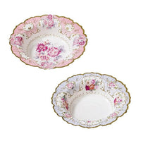 Truly Scrumptious Floral Paper Bowls, 12 Pack