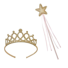 We ♥ Pink Gold Wand & Tiara Set